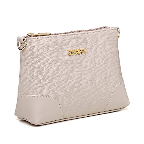 Kit 2 Bolsas e Carteira Branco, Feminino - Dhaffy Bolsas