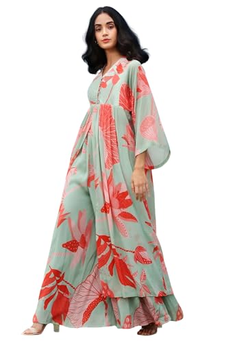Image of Leriya Fashion Kurti Set for Woman | Co ord Set for Women Stylish | Kurta Sets for Woman | Kurtis | A Line Kurti for Women | Traditional Salwar Suit for Party Outfits Dress