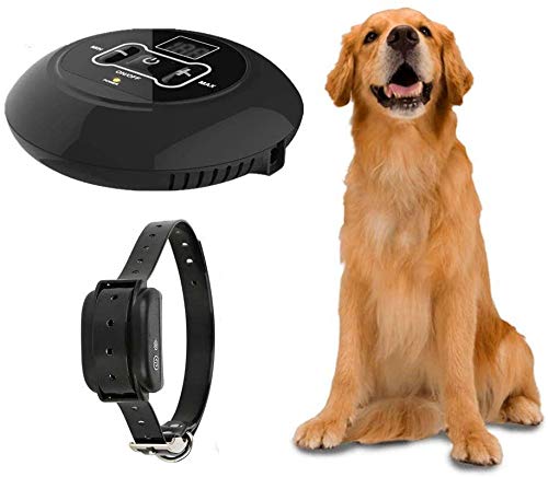 Nobranded Wireless Dog Fence, Pet Containment System, Rechargeable and Waterproof Shock Collar