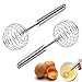 2 Piezas Batidora De Huevos Manual Acero Inoxidable, Batidor De Huevos Manual, Batidor De Cocina, Batidor En Espiral, Batidor De Mano, Batidor Globos De Cocina, Batidor De Primavera, Resorte Batidor