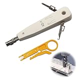 Contenu De L’Emballage: Le set comprend 2 pièces : un outil d’insertion gris (175 × 34,4 × 21,2 mm) et un mini coupe-câbles jaune (90 × 28 mm). Conçus avec des matériaux résistants pour supporter de multiples opérations. Nous offrons une garantie de 18 mois en cas de problème de qualité afin d’assurer une utilisation fiable et durable pour tout type d’installation réseau