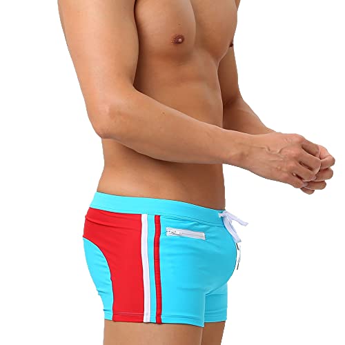 UXH Men Push-Up Pad Swimming Trunks Padded Pocket Sexy Swimwear Sunbath Surf Beach Shorts2