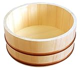 Yamako Natural Wood Made Japanese Bath Bucket 12462