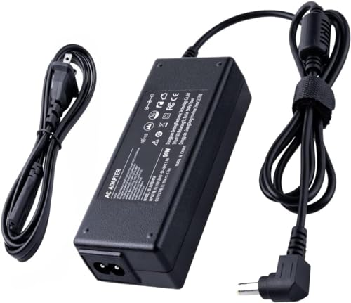 90W AC Adapter Laptop Charger for Toshiba Satellite C55 L505D L635 L645 L655 L655D L745 L755 L775 L855 L875 A105 A135 C655 C655D C675 C850 C855 L305 PA3714U-1ACA PA5177U-1ACA PA5035U-1ACA Power Cord