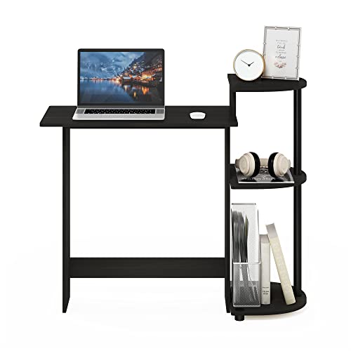 Bureau d'ordinateur avec étagère Furinno pour optimiser les petits espaces - 5