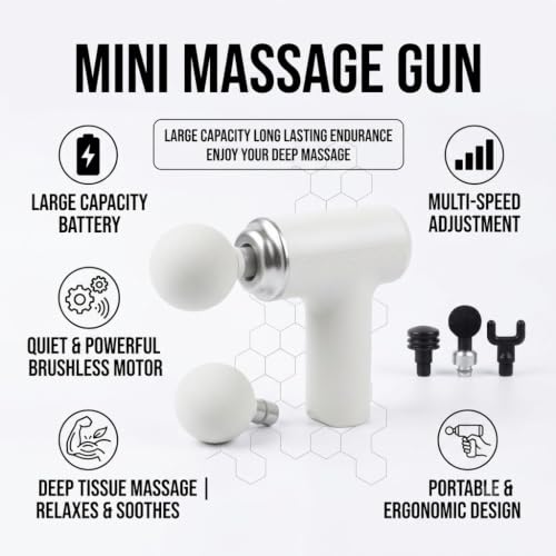 Image of Mini Massage Gun, Deep Tissue Percussion Body Massager