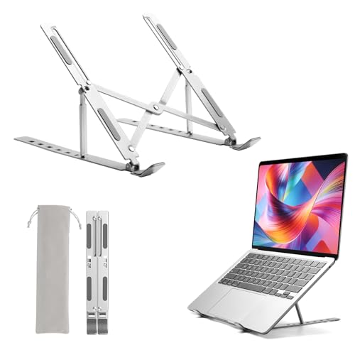 Base portátil ajustable ergonómica para laptop 10-15.6 pulgadas miniatura 1