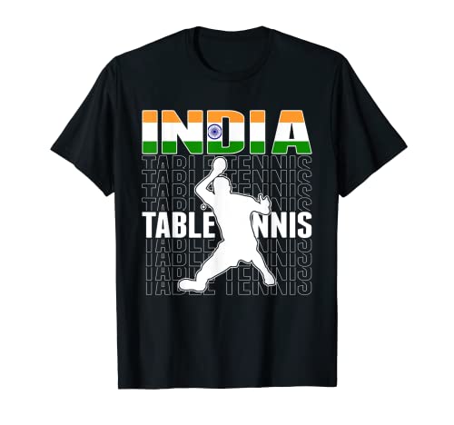 India amantes del ping pong orgulloso partidarios de tenis de mesa indios Camiseta