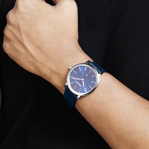 Image of Mathey-Tissot Swiss Made Blue Dial Classic Men's Watch - H7916ALBU