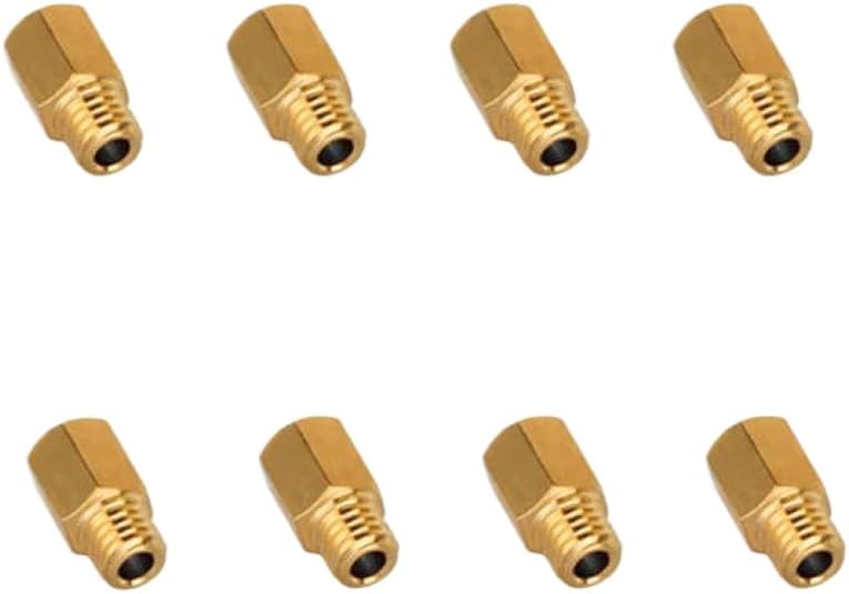 10pcs Carburetor Main Jets for PWN Carburetor Compatible with Motorcycle Carburetors Vice Injector Nozzle Set(PWN Main Jet2)