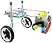 SYXBXZ Fauteuil Roulant pour Chien à 2 Roues pour Pattes arrière Fauteuil Roulant pour Chien léger Petits Chiens Plus âgés, Chats, Lapins Chariot pour Chien avec Scooter pour Animaux de Compagnie a
