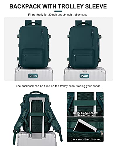 Image of VGCUB Carry on Backpack,Large Travel Backpack for Women Men Airline Approved Gym Backpack Waterproof Business Laptop Daypack