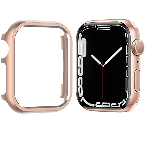 Coque Apple Watch 7 41mm antichoc légère protection aluminium rose