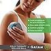 Gaiam Restore Rolling Massager (Cold Therapy), Ergonomic 360° Easy-Glide Muscle Roller for Full Body Relief, Travel-Friendly Design, Massage Tool to Help with Sore Muscles and Post-Workout Recovery