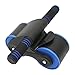 Gavigain Abdominal Wheels Roller, Abdominal Fitness Equipment for Home Gym Workout Double Round Abdominal Wheels Roller Exercise Equipment (Black Blue)