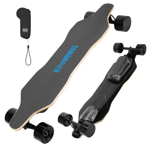 Elektro-Skateboard mit OLED-Fernbedienung, 1000W Motor, 40 km/h Höchstgeschwindigkeit, 30 km Reichweite, ideal für Straßen und Pendler