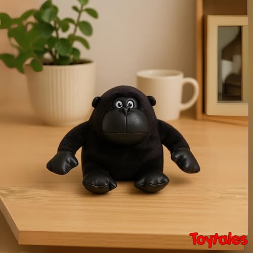 Image of TOYTALES Stuffed Ziggy Gorila Cute Hanging Plush Soft Toy for Girls & Boys | Stuffed Animal Soft Toy for Kids| Small Size Cute Plush Huggable Toy (Color May Vary)