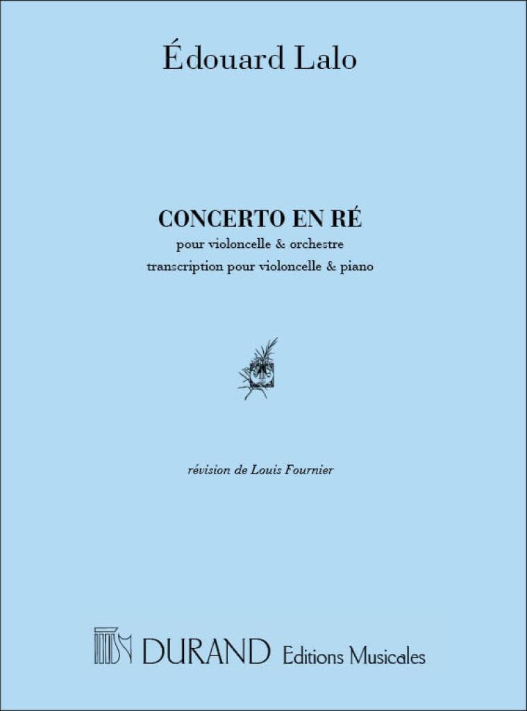 Concerto en ré violoncelle livre partition musique classique solo