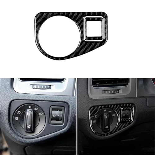 Pegatinas interruptor faro Golf 7 con vinilo autoadhesivo antiarañazos 4