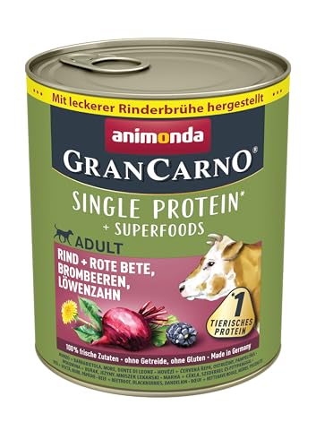 Produktbild von Animonda GranCarno Adult Superfoods Rind und Rote Bete - 6 x 800 g