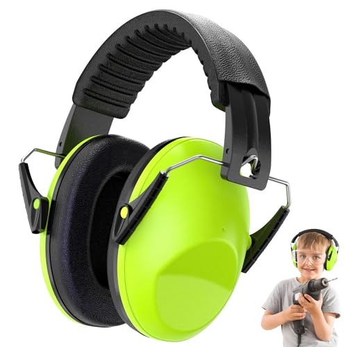 JIUS@FF Orejeras Antirruido Para Niños, Orejeras De Protección Auditiva, Diseño De Esponja Con Cancelación De Ruido,...