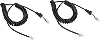 iplusmile Rádios De Carro Rádios De Carro 2Pcs Rádio De Fio Compatível -R Para Acessório Mola De Bobina Portátil - Microfone Cabo De Microfone Cabo Microfone Para Niños Rádios De Mão