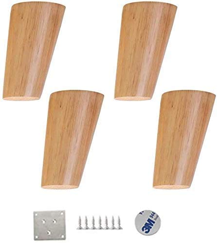 Patas de madera maciza MU de 10cm para solucionar problemas de altura en sofás