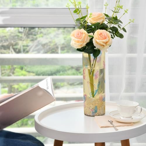 Vase en plastique aquarelle : déco fleurie sans risque de casse