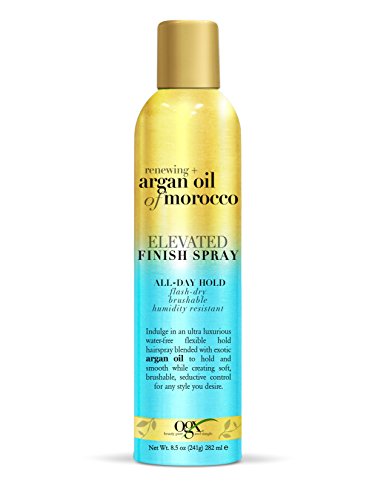 OGX Renewing + Argan Oil of Morocco Elevated Finish Spray, 8.5 Ounce