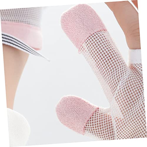 Thumb Sucking Guard for Boys and Girls Anti-Finger Sucking Gloves for Infants Lightweight Mesh Material Random Color3