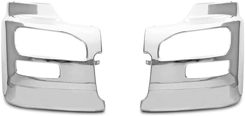 日産 UD クオン エアダム有 メッキフロントバンパー サイド部分 左右セット