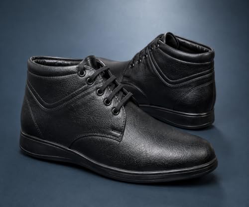 Image of Kraasa Alloy Formal Shoes for Men | Vegan Leather Lace-Up Office Shoes