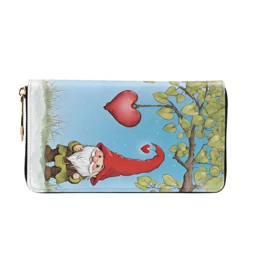 Christmas Traditional Gno Long Leather Wallet,Large Capacity Soft Pu Leather Purse For Women With Multiple Card Slots Phone Pocket And Zipper Coin Purse Stylish Phone Card Holder Clutch2