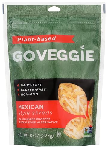 GO Veggie! Dairy Free Shreds Cheese Alternative, Mexican Style, 8 oz