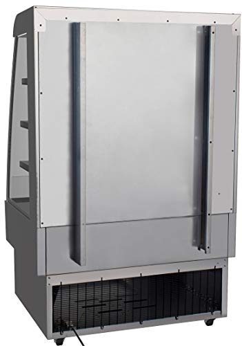 Image of KoolMore - CDA-13C Open Air Merchandiser Grab and Go Refrigerator with LED Lighting and Night Curtain - 13.4 cu.ft