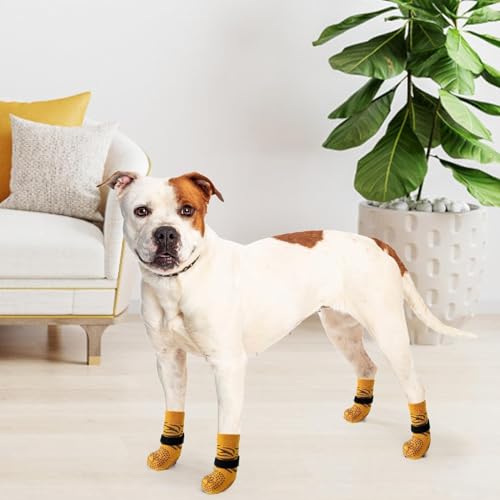 KOOLTAIL Meias antiderrapantes para pavimento quente/frio para evitar lamber patas, botas de cachorr