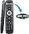 Universal 2 in 1 Replacement Remote Control for Philips Smart TVs & DVD NH500UP Replacement Philips LCD LED HDTV Remote Control with Netflix, Vudu & YouTube Buttons