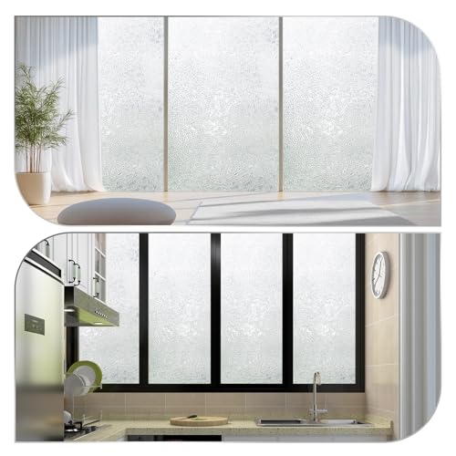 Película de ventana estática esmerilada con patrón 3D miniatura 6