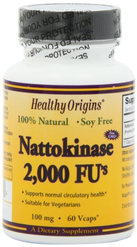 Healthy Origins, , 2000 FU Nattokinase 100 mg, 60 capsule vegetali