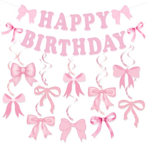 FHzytg 20Pcs Pink Girl Party Favor Bags, Hot Pink Princess Party Candy Bags Gift Bags Pink Theme Party Treat Goodie Bags for Princess Birthday Baby Shower Bachelorette Party Decorations