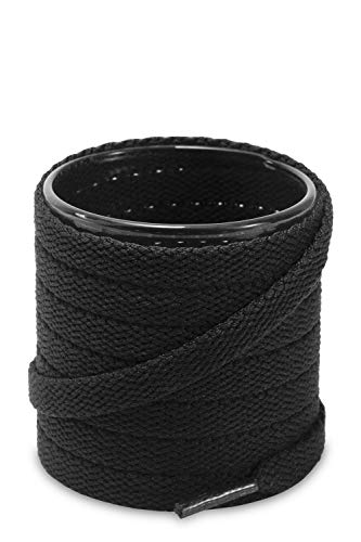 Image of Shoemate Flat Solid Color 5 /16 inch Shoe Laces for Sneakers and Athletic Shoes with 4 Shoelaces Aglets