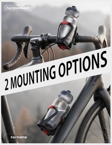 Portabotellas para bicicleta Lamicall con almacenamiento para rastreador, jaula para bebida bicicleta miniatura 3