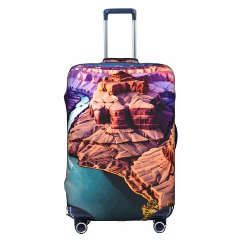 Beauty Grand Canyon Tsa Approved Luggage Cover For 18-32 Inch Suitcases Scratch-Resistant Stretch Luggage Cover