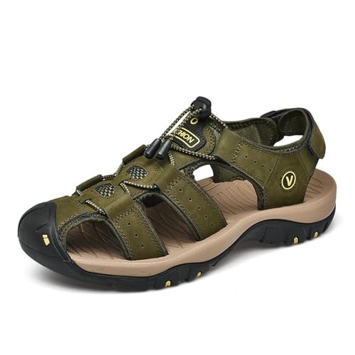 Mens Sandals Closed Toe Hiking Sandals Easy On Outdoor Fisherman Breathable Drying Outdoor Sandals Summer Sandals For Men