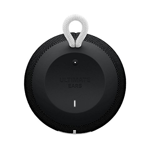 Ultimate Ears Wonderboom Altavoz Portátil Inalámbrico Bluetooth, Sonido Envolvente de 360°, Impermeable, Conexión de 2 Altavoces para Sonido Potente, Batería de 10 h, Color Negro