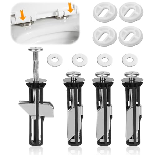 Cjmuqhehh Toilettensitz Befestigung Set 4 Stück