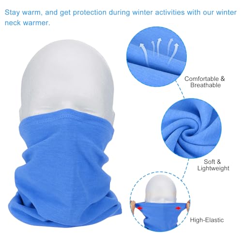 PATIKIL Winter Neck Warmer Windproof Neck Gaiter Cold Weather Scarf Face Covering Ski Gaiter for Men Women4