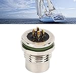 Leapiture-4-Pcs-M12-4-Core-A-Type-Plug-4-Pins-Female-Panel-Electronic-Plug-Socket-Connector-Boat-Electrical-Plug-Durable-for-Sensors-Actuators-Boat