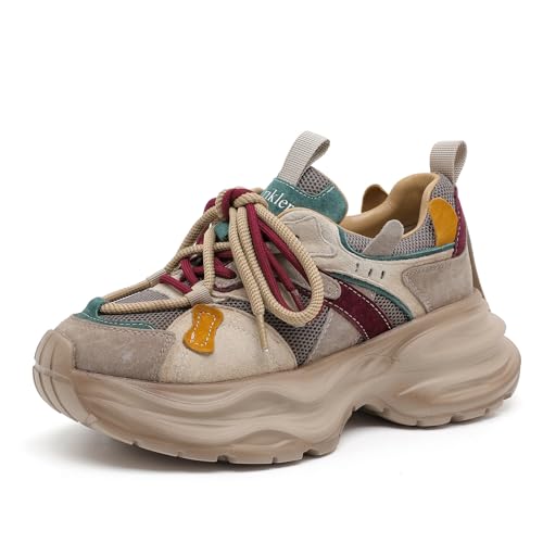 Drikler Women Sneakers Autumn Fashion Breathable Casual Shoes Mesh Lace