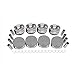 DNJ P4172 Piston Set/For 2004-2014/ Ford, Lincoln/E-150, E-250, Super Duty, Expedition, F-150, F-250 Super Duty, F-350 Super Duty, Mark LT, Navigator/ 5.4L/ SOHC/ V8/ 16V 24V/ 330cid
